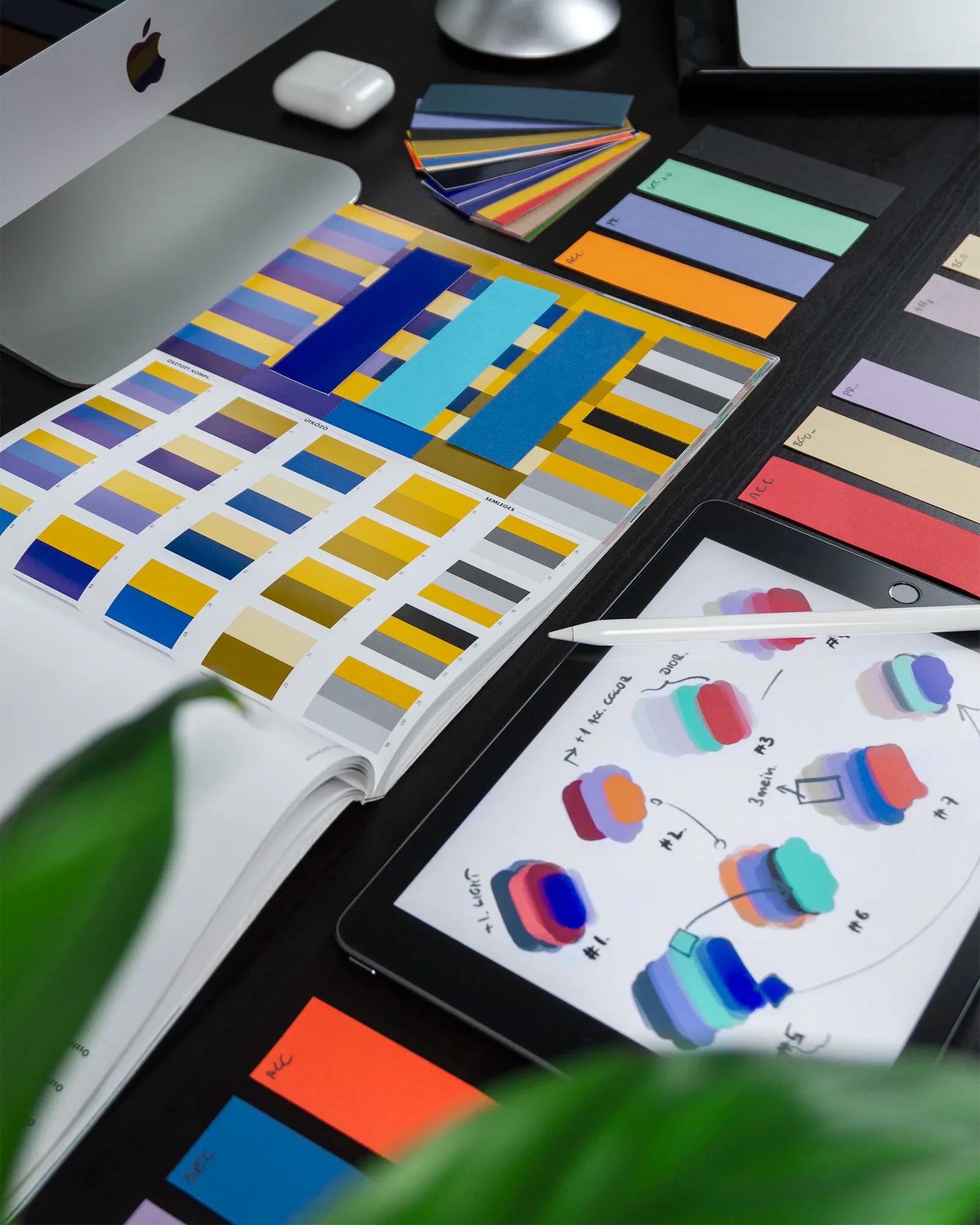 Modern webdesign proces op beeldscherm